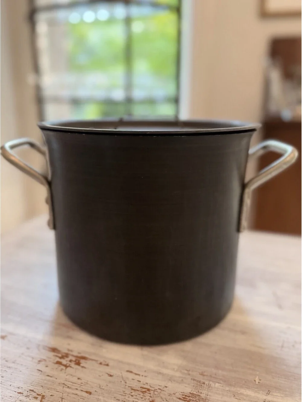 CALPHALON Commercial 8 Qt Quart Stock Pot 808 w Lid Anodized Aluminum VINTAGE OH